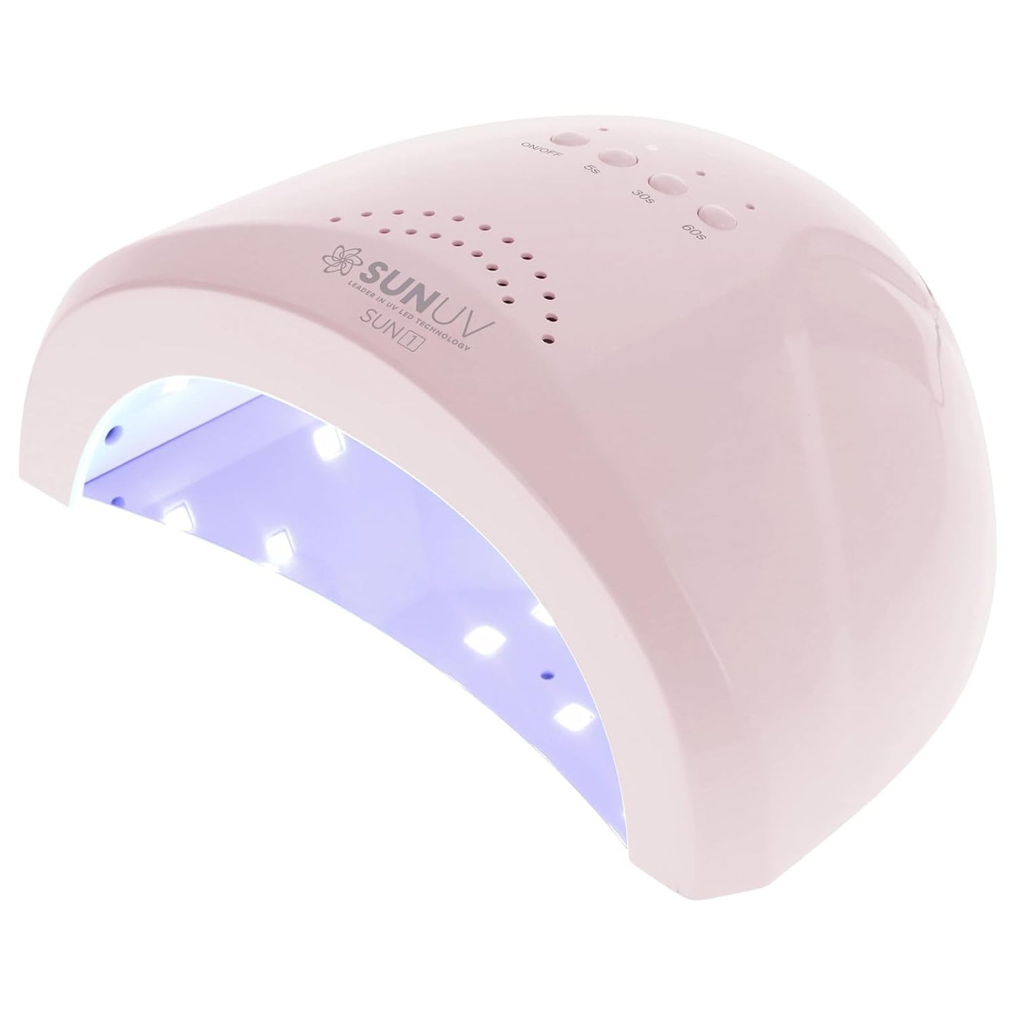 HOM UV Nail Lamp, 48W Professional Gel Nail Dryer with 4 Timer Settings & LCD Display, Portable for Home Salon Use