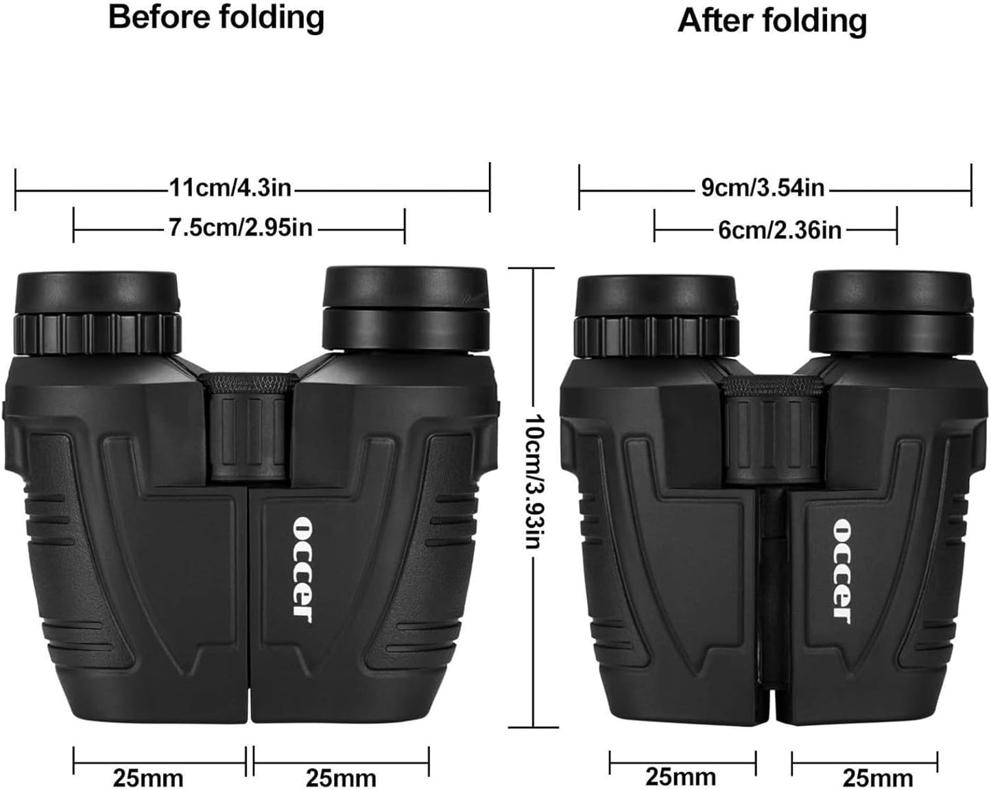 HOM 10x42 HD Binoculars for Adults – Waterproof, Fog Proof Bird Watching & Hunting Optics with Tripod Mount