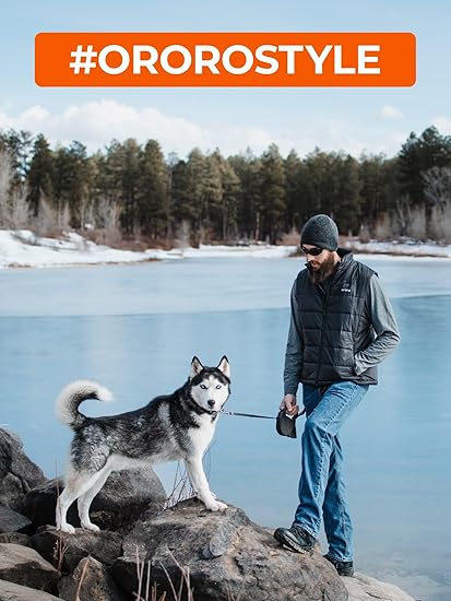 HOM Heated Vest for Men & Women, 3 Heat Settings Rechargeable Battery, Lightweight Thermal Jacket for Outdoor Sports
