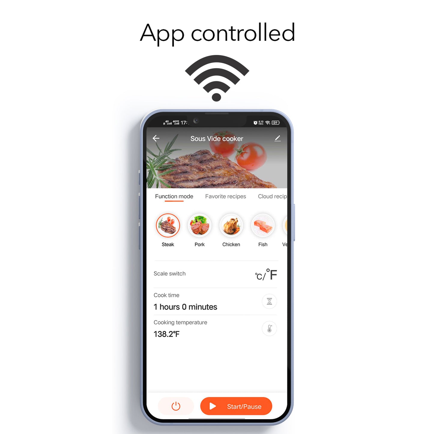 HOM Smart Sous Vide Precision Cooker 1000W - Advanced Cooking Appliance with App Integration