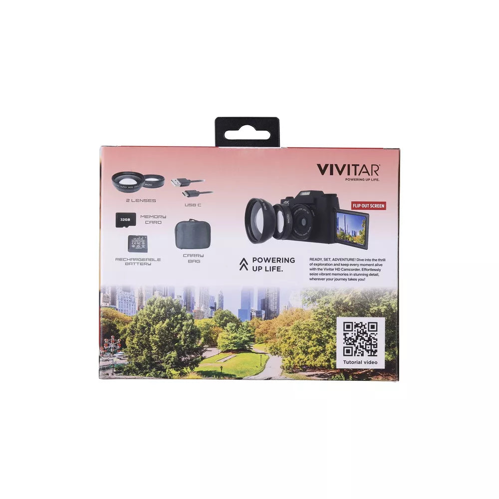 HOM Vlogging Camera Kit with Lens & Tree of Life Crystal Decor Set - Capture Life, Inspire Growth (US)