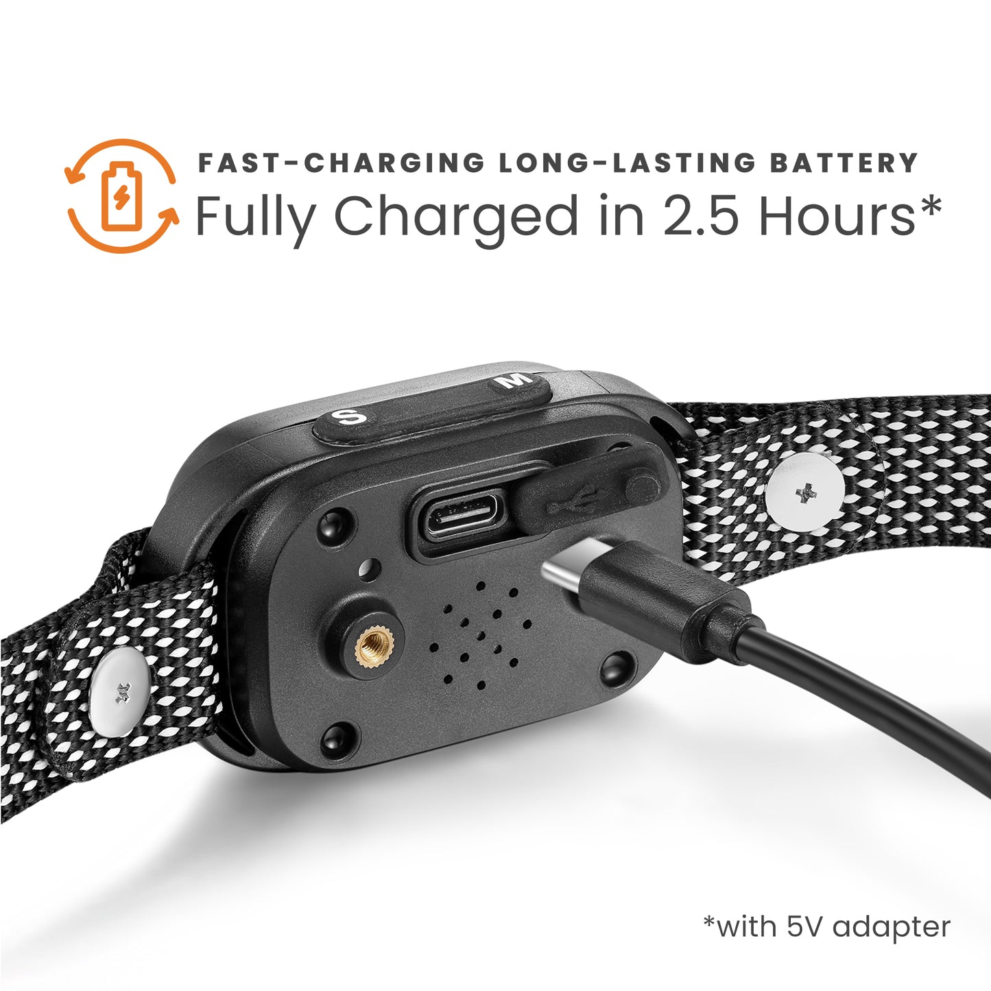 HOM Dog Bark Collar - Rechargeable Smart Dog Training Collar with 7 Barking Sensitivities & 9 Shock Intensities - IPX7 Waterproof Bark Training Collar For Dogs Over 6 Months Old (Black)