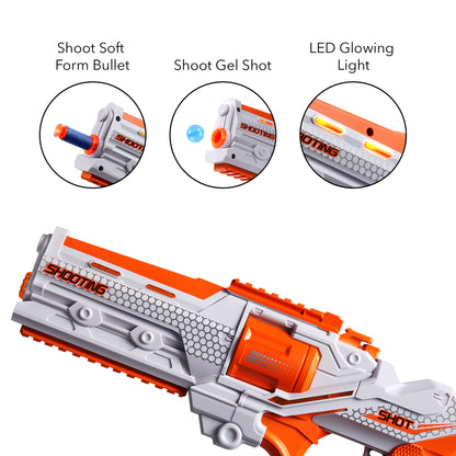 HOM Electric Gel Blaster Toy - Advanced High-Capacity Magazine, Rapid-Fire Automatic Splatter Ball Gun for Ages 14+