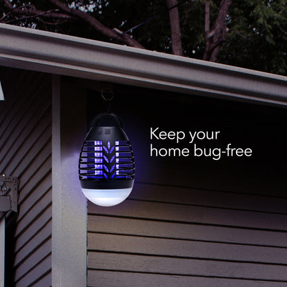 HOM Bug Zapper Light | Exterminates Mosquitoes, Flies & Bugs