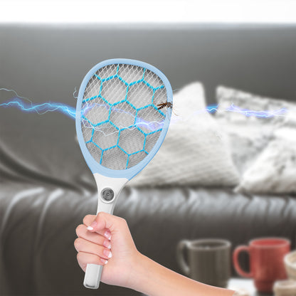 HOM Portable Bug Zapper - USB Rechargeable and Battery Powered Mosquito Killer, Insect Trap and Fly Swatter