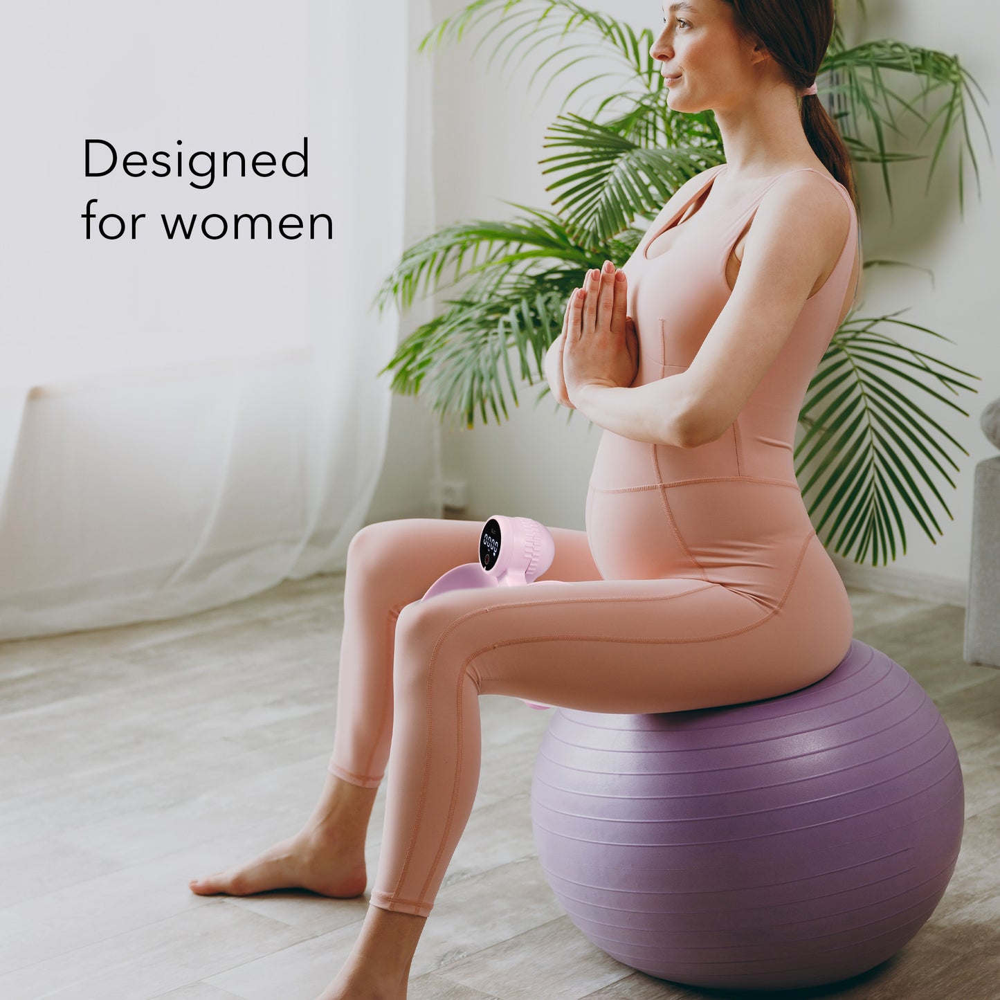 HOM Pelvic Trainer - Inner Thigh & Pelvic Floor Muscle Toner - Smart Adjustable Device with Display