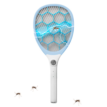 HOM Portable Bug Zapper - USB Rechargeable and Battery Powered Mosquito Killer, Insect Trap and Fly Swatter