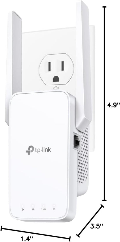 HOM High Performance WiFi Booster & Range Extender | Expand Wireless Network Coverage to Every Corner | Compatible with All Routers | Easy Setup with WPS | US Plug