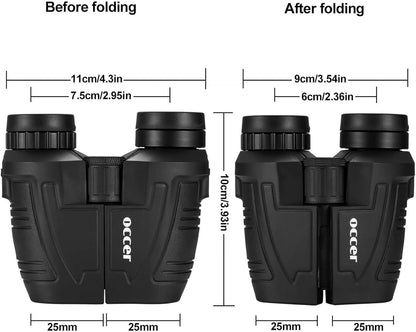 HOM 10x42 HD Binoculars for Adults – Waterproof, Fog Proof Bird Watching & Hunting Optics with Tripod Mount