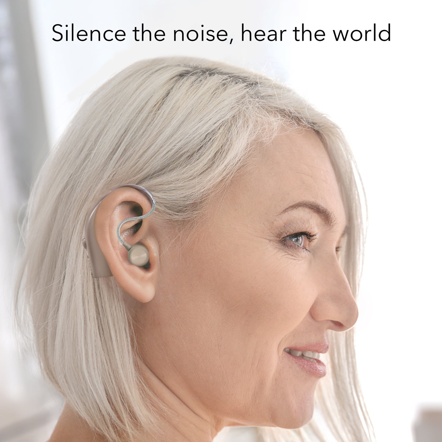 HOM Superior Hearing Aids for Seniors - Comfortable Rechargeable Behind the Ear Hearing Devices with Advanced Noise Reduction