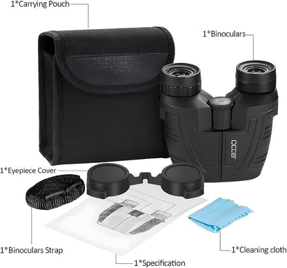 HOM 10x42 HD Binoculars for Adults – Waterproof, Fog Proof Bird Watching & Hunting Optics with Tripod Mount