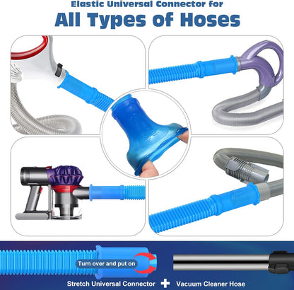 HOM Professional Dryer Vent Cleaning Kit | Flexible 8-Foot Lint Brush with Extension Rods | Complete Cleaning Tool Set for Dryer Ducts & Vents | Improves Efficiency & Reduces Fire Risk