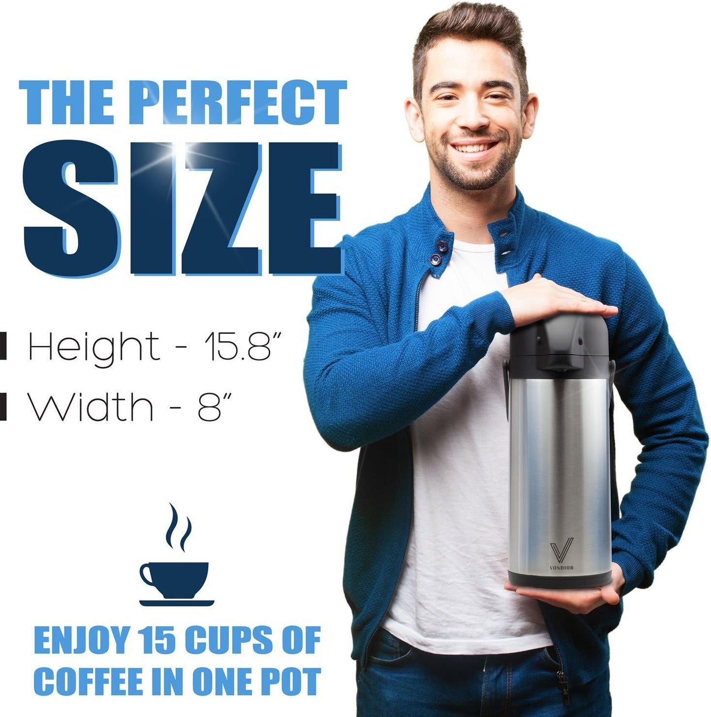 HOM Stainless Steel Coffee Carafe – The Ultimate Beverage Keeper