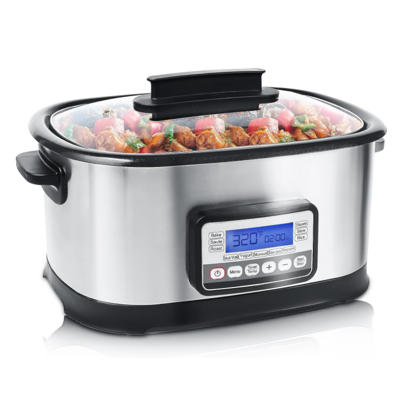 HOM Crock Pot - Savory Simplicity with Precision Temperature Control for Delicious, Effortless Home Cooking