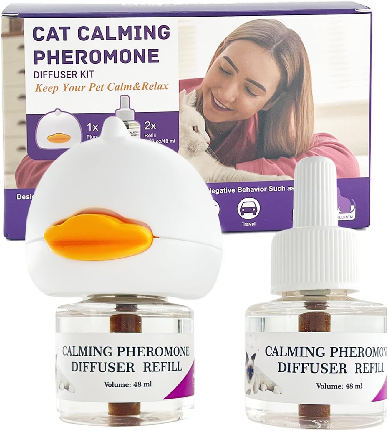 HOM Premium Calming Pheromone Diffuser for Cats – HŌM