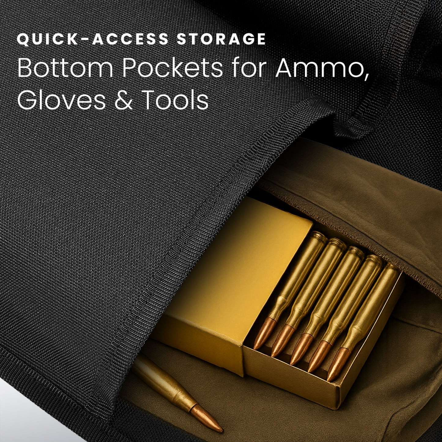 HOM Seat Back Gun Rack - Backseat Car Organizer for Tactical Gear - Adjustable Buckle Strap for Universal Fit for Most Cars & Trucks - Car Storage Rack for Hunting or Tactical Gear (2-pack)