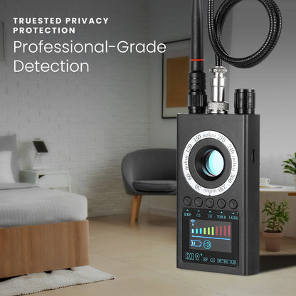 HOM Deluxe Hidden Camera Detector - Spy Camera Finder, GPS Tracker & Wireless Bug Detector for Home, Hotels, Office & Cars - Adjustable Sensitivity Levels & Detection Mode for Accurate Detection