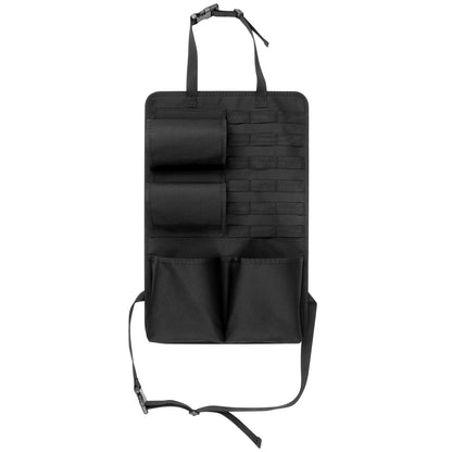 HOM Seat Back Gun Rack - Backseat Car Organizer for Tactical Gear - Adjustable Buckle Strap for Universal Fit for Most Cars & Trucks - Car Storage Rack for Hunting or Tactical Gear (2-pack)